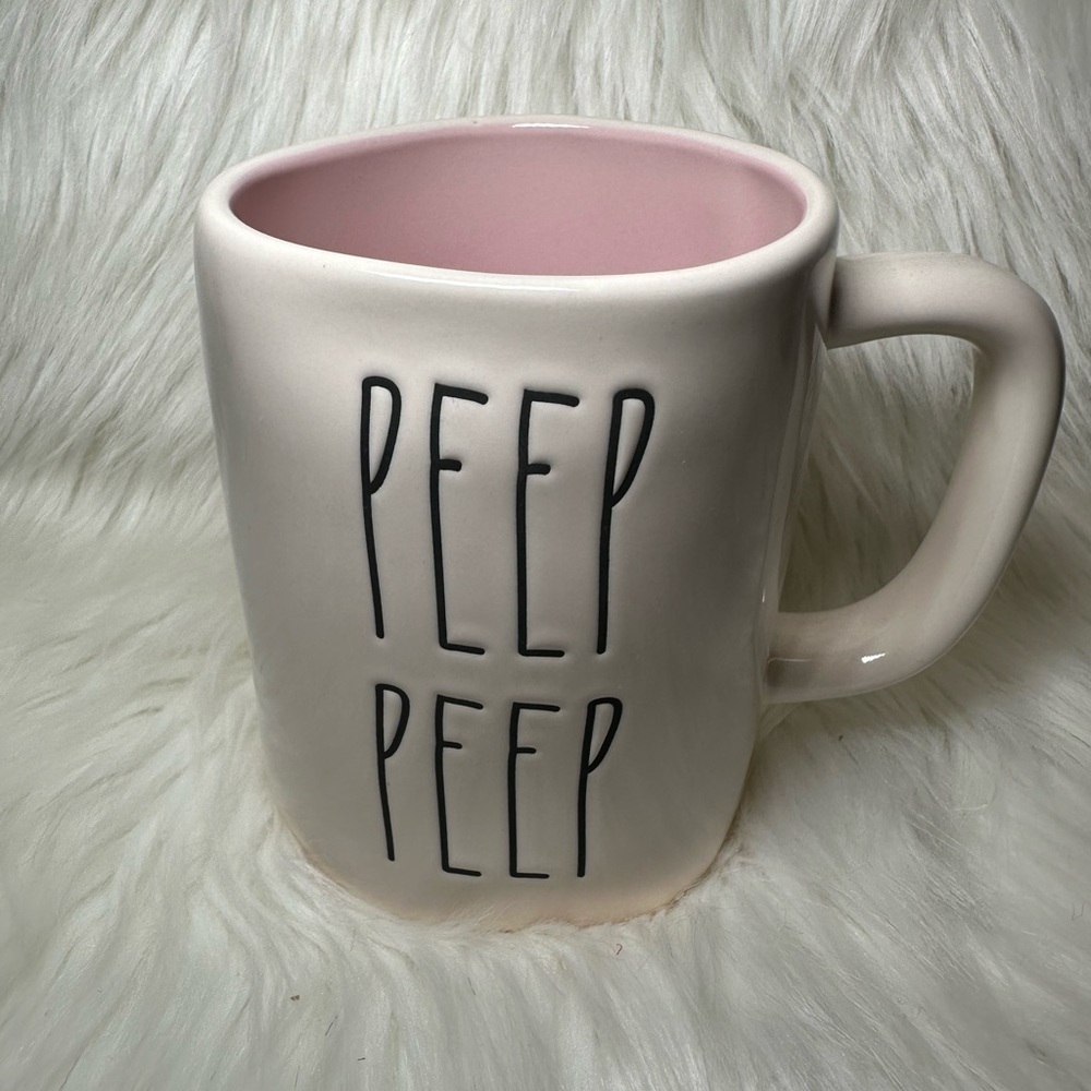 Rae Dunn Peep Peep Mug with pink interior